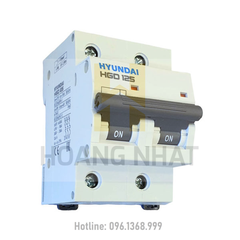 Aptomat MCB HGD125 2P 125A 10kA Hyundai