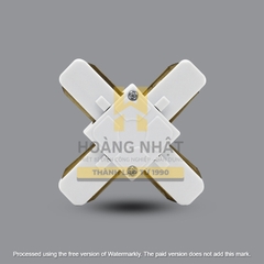 Khớp nối chữ X - trắng/đen Paragon