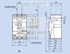Aptomat MCCB ABN103c 3P 40A 22kA LS