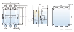 Contactor MC-265a 3P 265A (2a2b) LS