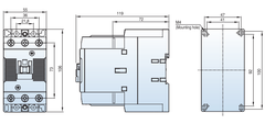 Contactor MC-65a 3P 65A (2a2b) LS