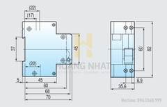 Aptomat RCBO RKP 1P+N 6A 4.5kA LS
