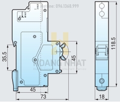 Aptomat RCBO RKS 1P+N 25A 10kA LS