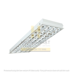 MÁNG ĐÈN LED PHẢN QUANG LẮP ÂM 4x18W LDA418 Duhal