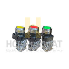Nút nhấn  nhả không đèn D30 xanh Hanyoung