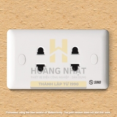 Ổ cắm 2 chấu S1982 Sino