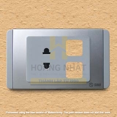 Ổ cắm đơn 2 chấu S68GU/XX Sino