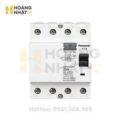Aptomat chống giật RCCB Panasonic BBDR42530HV 4P 25A 30mA
