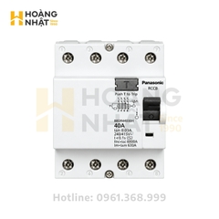 Aptomat chống giật RCCB Panasonic BBDR44030HV 4P 40A 30mA