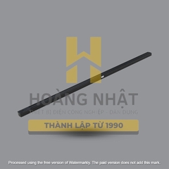 Thanh ray 2 chấu loại 1,5m trắng/đen Paragon