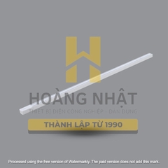 Thanh ray 2 chấu loại 1,5m trắng/đen Paragon