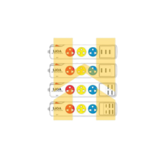 Ổ Cắm Đa Năng USB 6SNW5.3.10 5m
