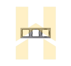 Khung viền ba (Square*2+Round)