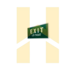 Đèn Exit thoát hiểm PEXP23SW