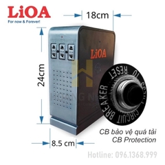 Biến áp đổi nguồn hạ áp 1P DNA008N-0.8kVA Lioa (dùng cho âm thanh)