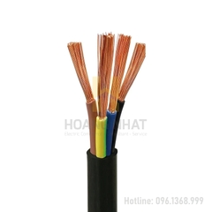 Dây điện mềm bọc PVC 4 lõi tròn VCmt-4x4 (300/500V)