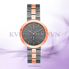 ng h MICHAEL KORS n MK6431 Garner Gunmetal Dial Watch 39mm