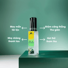Chai Xịt Thơm Miệng Love Leaf Hương Hoa Lài - Trà Xanh Hương Hoa Dịu Nhẹ, Chai 8gr