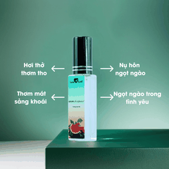 Chai Xịt Thơm Miệng Love Leaf Hương Dưa Hấu Bạc Hà Khoảnh Khắc Ngọt Ngào, Chai 8gr