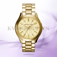 Đồng hồ MICHAEL KORS nam MK3335 Slim Runway Gold Dial Steel Watch 42mm