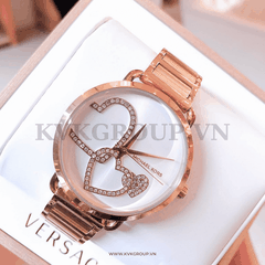 Đồng hồ MICHAEL KORS nữ MK3825 Porita White Dial Rose Gold-Tone Watch 36mm