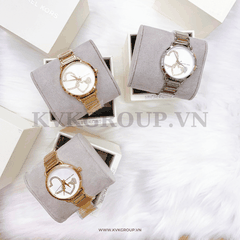 Đồng hồ MICHAEL KORS nữ MK3825 Porita White Dial Rose Gold-Tone Watch 36mm