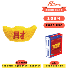 MÃ 1024 - Thỏi Vàng 10cm - Sỉ Lẻ 40k - Sỉ Thùng 35k - Thùng 44 con - Ship Từ Hà Nội