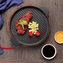 Chảo gang nướng BBQ 24cm