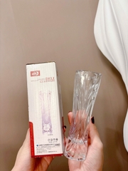 Bình/Lọ Hoa Thủy Tinh Trong Suốt 17cm