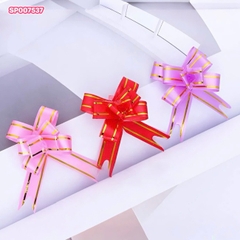 Set 10 Nơ Rút Viền Vàng 1,2cm