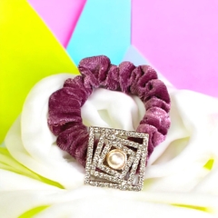 14.4 Dây Cột Tóc Nhung Đính Đá Nhiều Mẫu (1 cái)