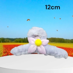 15.1 Kẹp tóc lông charm hoạt hình dễ thương