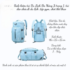 Balo Du Lịch Lucky Man 46*32*15cm #B6005