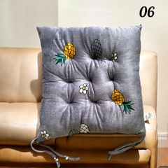 Đệm ngồi bệt hình vuông hoạt tiết mới 40x40cm