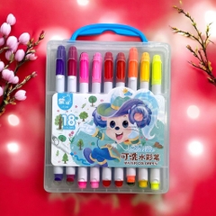 Bút dạ 18 màu