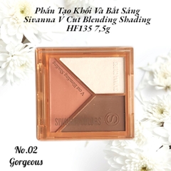 Phấn Tạo Khối Và Bắt Sáng Sivanna V Cut Blending Shading HF135 7,5g