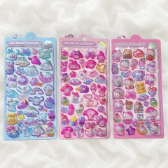 Sticker kim tuyến hình cô gái China