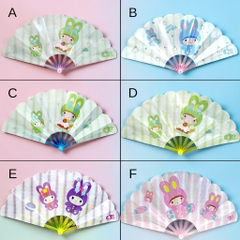 Quạt xòe 7 cánh dài 24cm mã 201