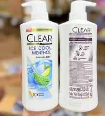 Dầu Gội Trị Gàu Bạc Hà Dành Cho Nam Clear Cool Sport Menthol 390ml
