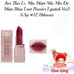Son Thỏi Lì, Mịn Mượt Nhẹ Môi Bbia Last Powder Lipstick Ver2 3.5g