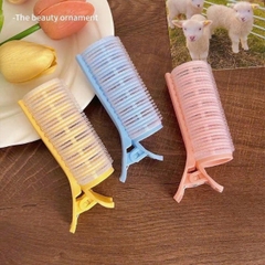 Kẹp phồng tóc tự dính màu pastel xinh xắn dễ thương (ngẫu nhiên)-1 cái