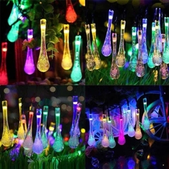 TST Dây đèn led hình giọt nước nhiều màu