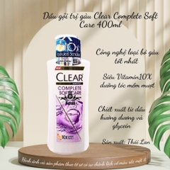 Dầu gội trị gàu, dưỡng mềm tóc Clear Anti-Dandruff Shampoo 400ml