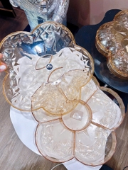 Khay Đựng Mứt Hình Hoa 5 Cánh