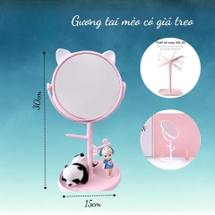 B8.10 Gương tai mèo có giá treo tiện lợi