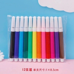 Túi trong 12 bút dạ tô màu mini 8,5cm