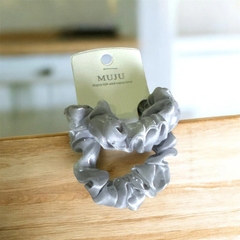 14.3 Set 2 Dây Cột Tóc Vải Voan, Xếp Ly Đính Hạt Lấp Lánh