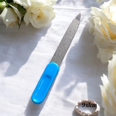 Dụng cụ dũa móng 2 mặt có tay cầm màu sắc