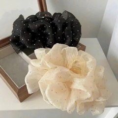 Kẹp tóc phồng đính đá lấp lánh