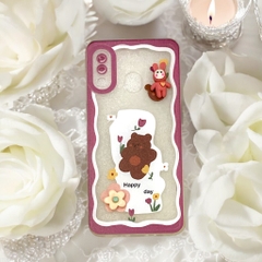 Ốp Lưng Điện Thoại HAAPY DAY Gấu, Thỏ Lạc Giữa Rừng Hoa Siêu Hot